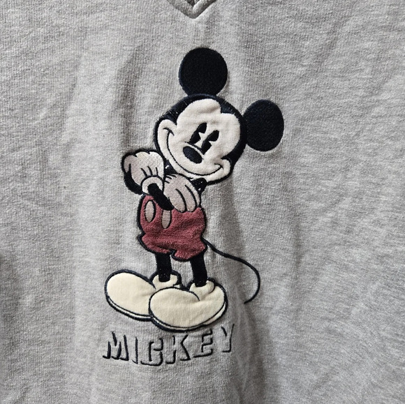 Mickey & Co Embroidered Mickey V-Neck Sweatshirt - Picture 2 of 3